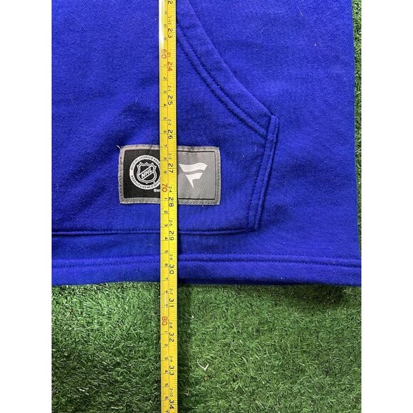 Fanatics Buffalo Sabres NHL Blue/Yellow Hoodie Sweatshirt Heavy Mens Size MD - Picture 6 of 6